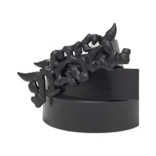 B-Graffiti Logo Buckled Belt