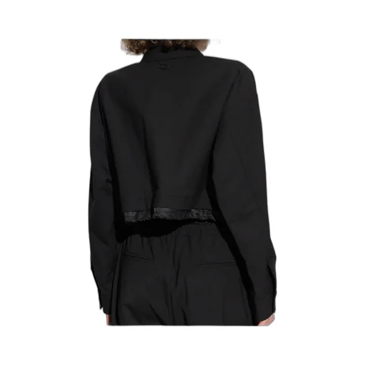 J-Ting Cropped Zip-Front Jacket