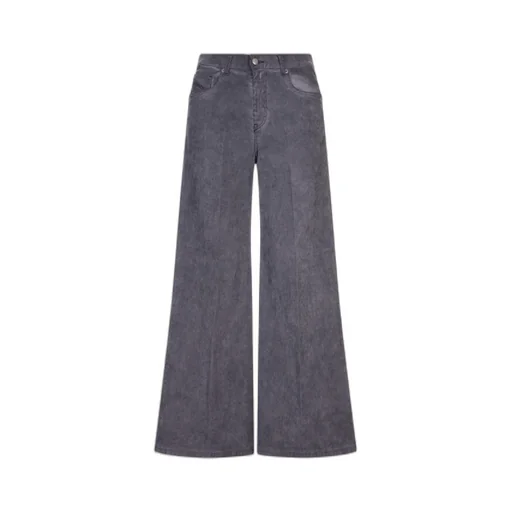 Logo Patch Wide-Leg Trousers