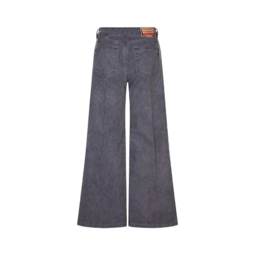 Logo Patch Wide-Leg Trousers