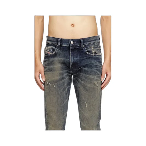 Slim-Fit Distressed Jeans