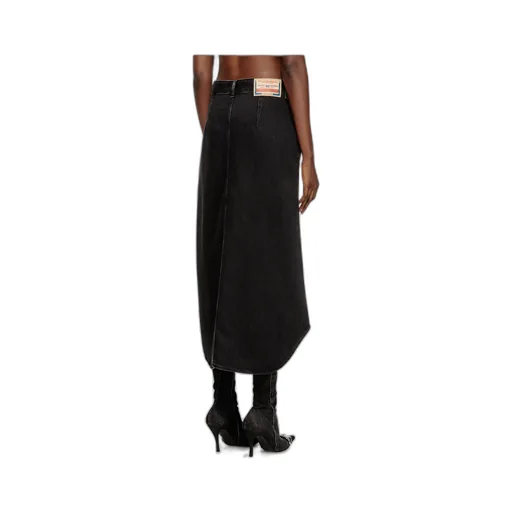 De-Ard-Long Button Midi Skirt