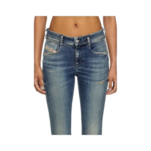1969 D-Ebbey Distressed Bootcut Jeans