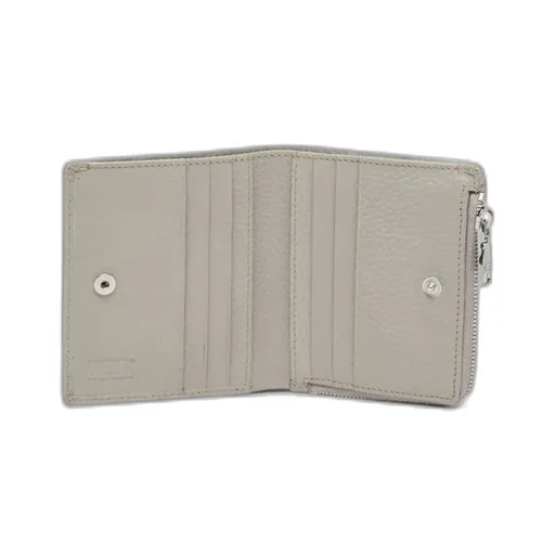 Logo-Plaque Zip-Around Wallet
