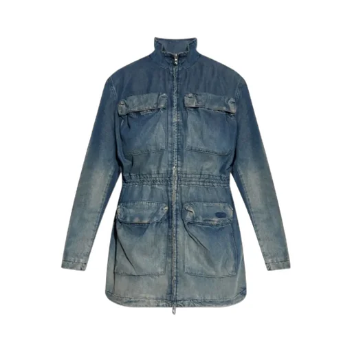 Flap-Pocket Denim Jacket