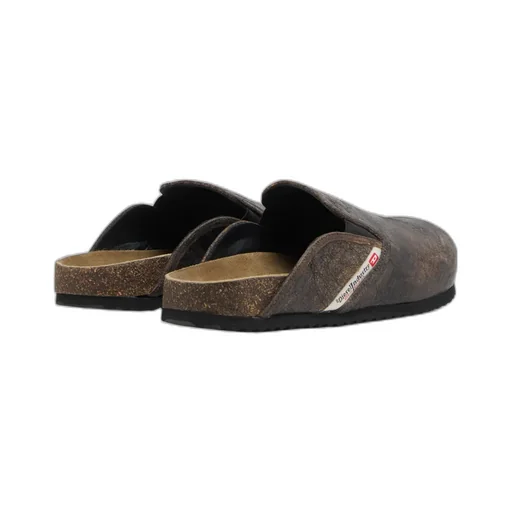 Leather Slip-On Slippers