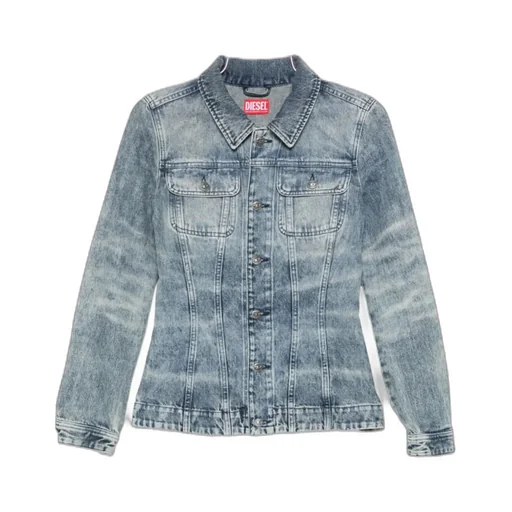 De Katerin Button-Up Denim Jacket