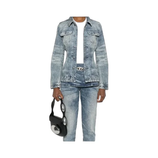 De Katerin Button-Up Denim Jacket