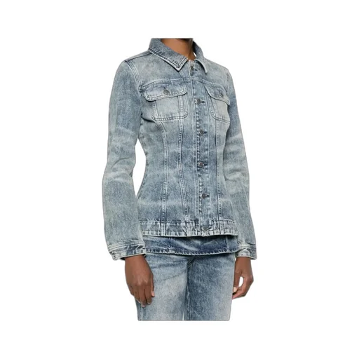 De Katerin Button-Up Denim Jacket