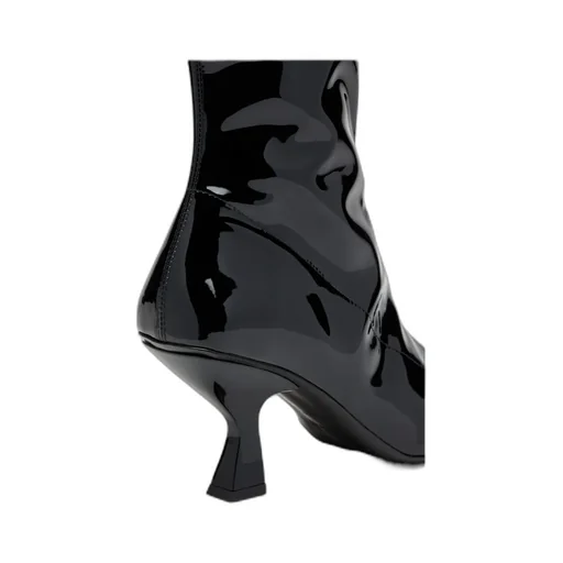 75Mm Amber Logo-Plaque Ankle Boots