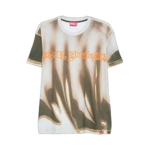 Flame-Print Graphic T-Shirt