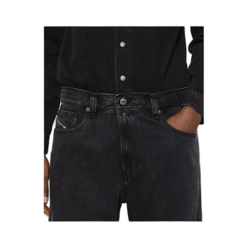 Button-Fastening Jumpsuit