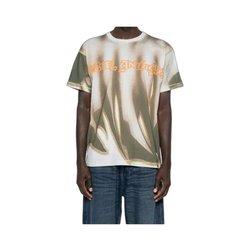 Flame-Print Graphic T-Shirt