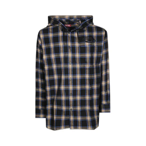 S-Dewny-Hood Checked Shirt