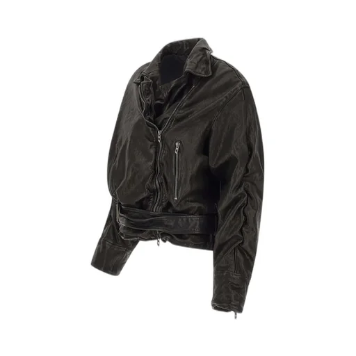 Zip-Up Belted Jacket