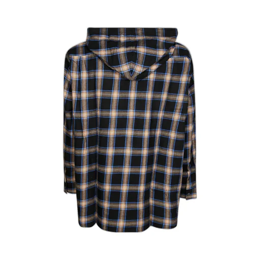 S-Dewny-Hood Checked Shirt