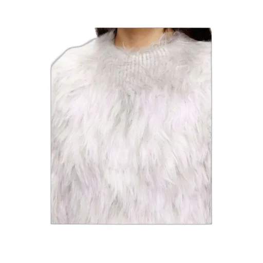 M-Annika Fluffy Jacquard-Knit Jumper