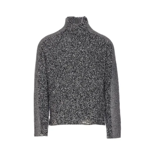 High-Neck Wool Sweater