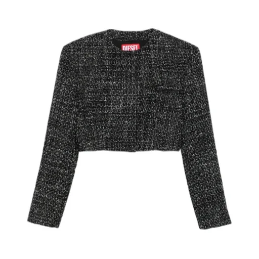 G-Crop-G Tweed Cropped Jacket