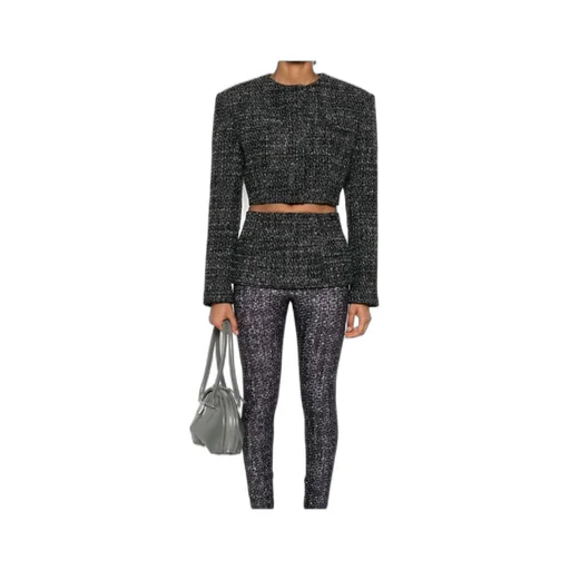 G-Crop-G Tweed Cropped Jacket