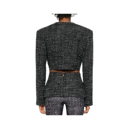 G-Crop-G Tweed Cropped Jacket