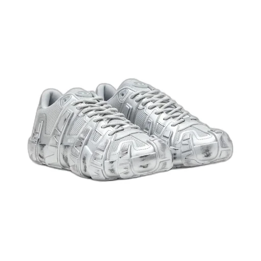 Griffe Metallic Mesh Sneakers