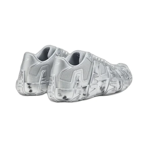 Griffe Metallic Mesh Sneakers