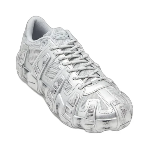Griffe Metallic Mesh Sneakers
