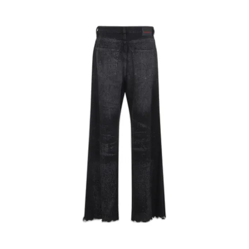 Frayed-Hem Jeans
