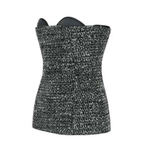 Sweetheart Tweed Top