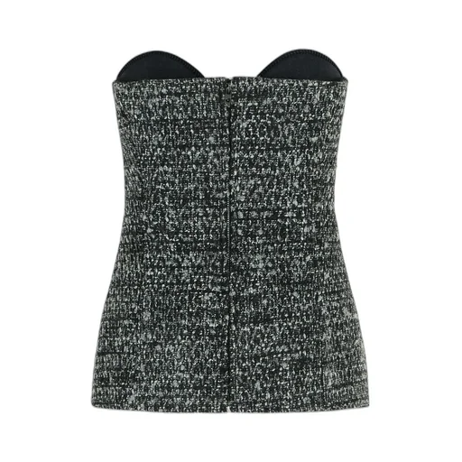 Sweetheart Tweed Top