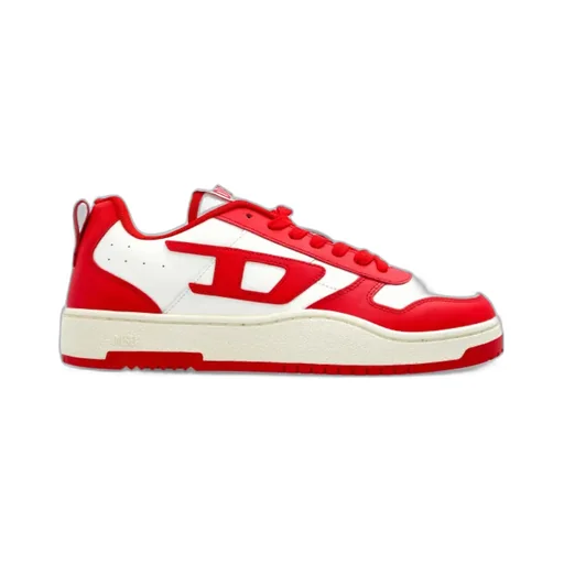 S-Ukiyo Logo-Detail Leather Sneakers