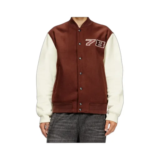 Wool-Blend Varsity Jacket