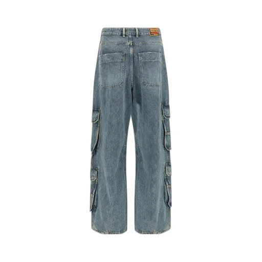 D-Sire-Cargo-D Wide Leg Cargo Jeans