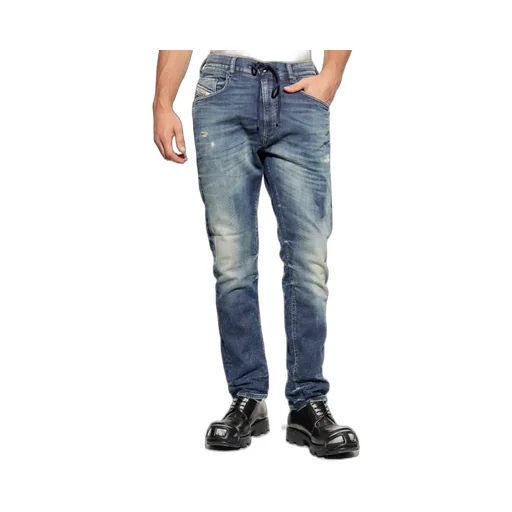 Krooley Drawstring-Waist Distressed Jeans