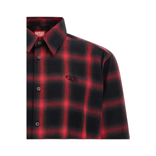 Logo-Embroidered Check-Pattern Shirt