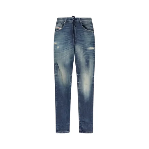 Krooley Drawstring-Waist Distressed Jeans