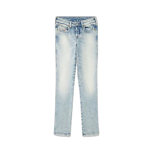 Faded-Wash Cotton Jeans