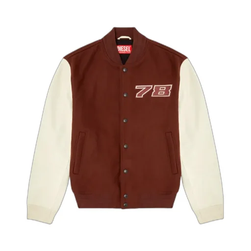 Wool-Blend Varsity Jacket