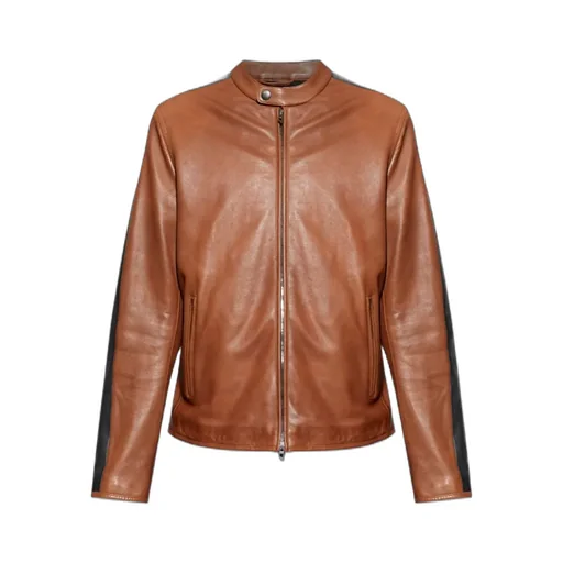 Leather Panelled Jacket