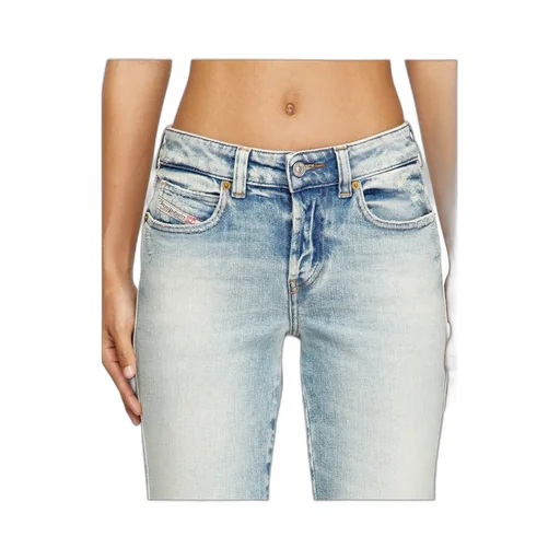 Faded-Wash Cotton Jeans