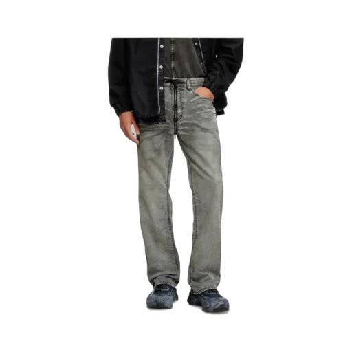 Faded Straight-Leg Jeans