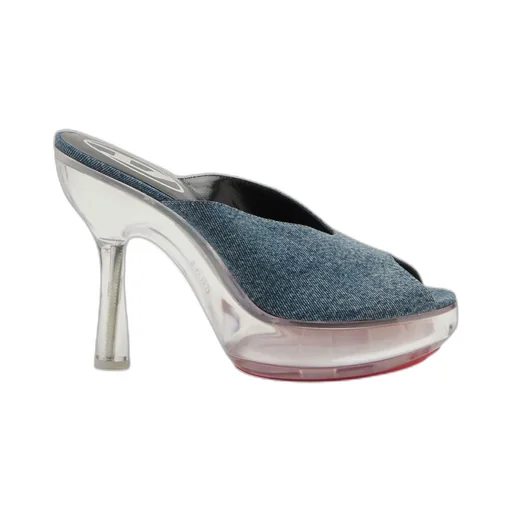 120Mm D-Lake Denim Platform Sandals