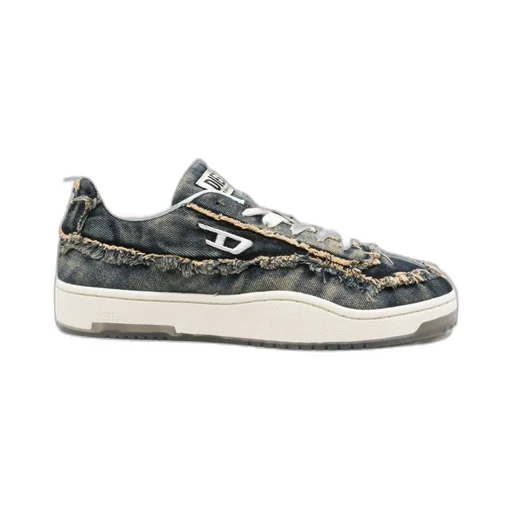 Frayed Denim Sneakers