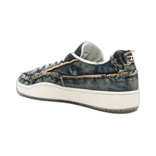Frayed Denim Sneakers