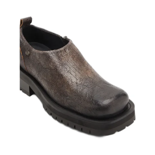 D-Texan Zip-Detail Derby Shoes