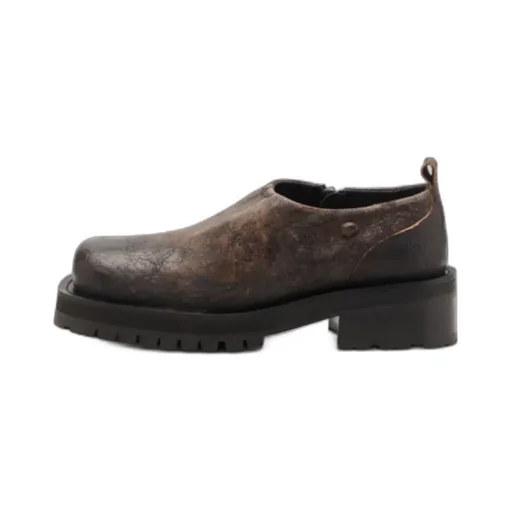 D-Texan Zip-Detail Derby Shoes