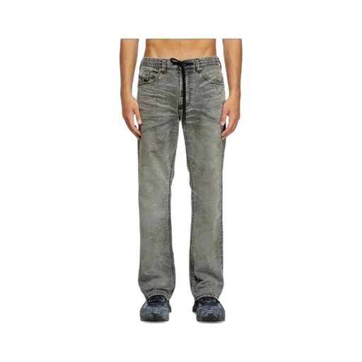 Faded Straight-Leg Jeans