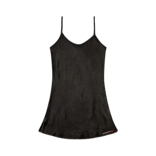 Logo-Print Slip Dress