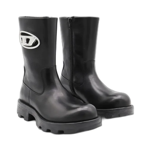 D Logo Ankle Boots